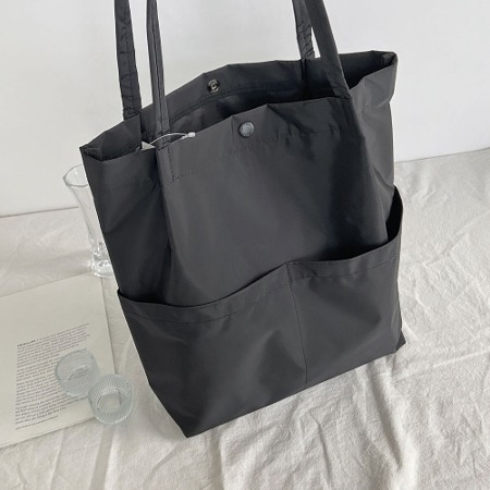 오픈 국산 데일리 스퀘어 포켓 나일론 숄더백 쇼퍼백 가방 (생활방수 보부상 큰가방),앤드힐